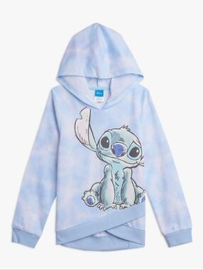Disney Lilo & Stitch French Terry Crossover Hoodie Sweatshirt NWOT